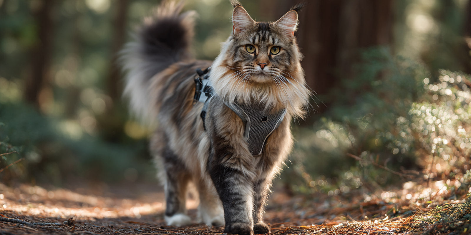 Choisir un harnais ergonomique pour votre Maine Coon