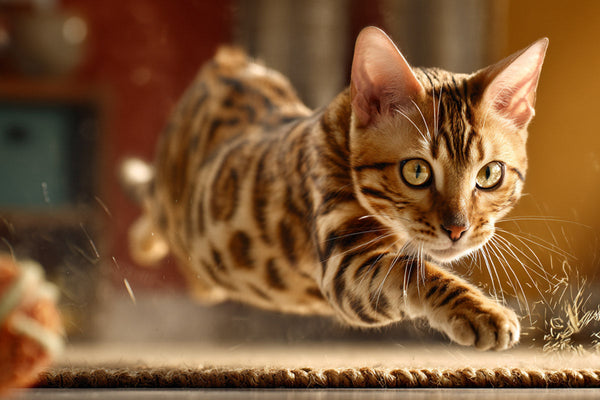 Le jeu, clé pour stopper hurlements et marquages chez le chat Bengal