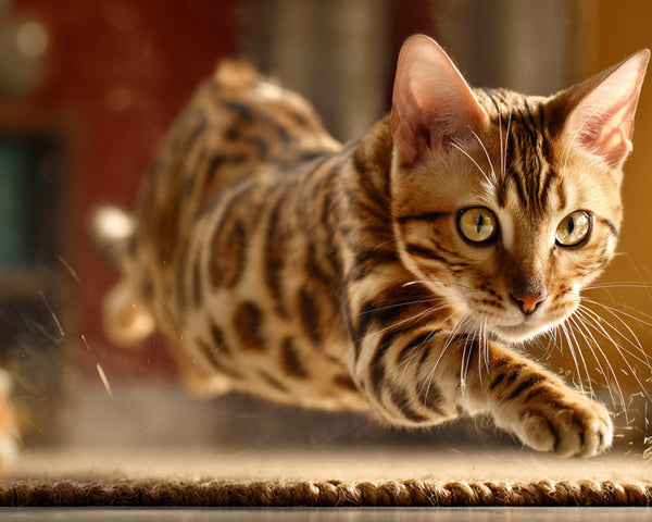 Le jeu, clé pour stopper hurlements et marquages chez le chat Bengal