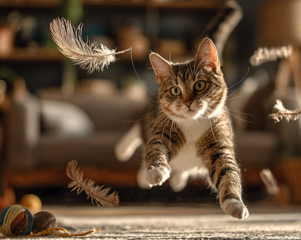 Jeux pour chats d’intérieur : éviter l’ennui, prise de poids… bêtises